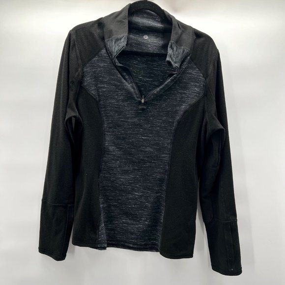 Women’s Workout Exercise 1/4 Zip Pullover Light-Weight Jacket - Picture 4 of 9